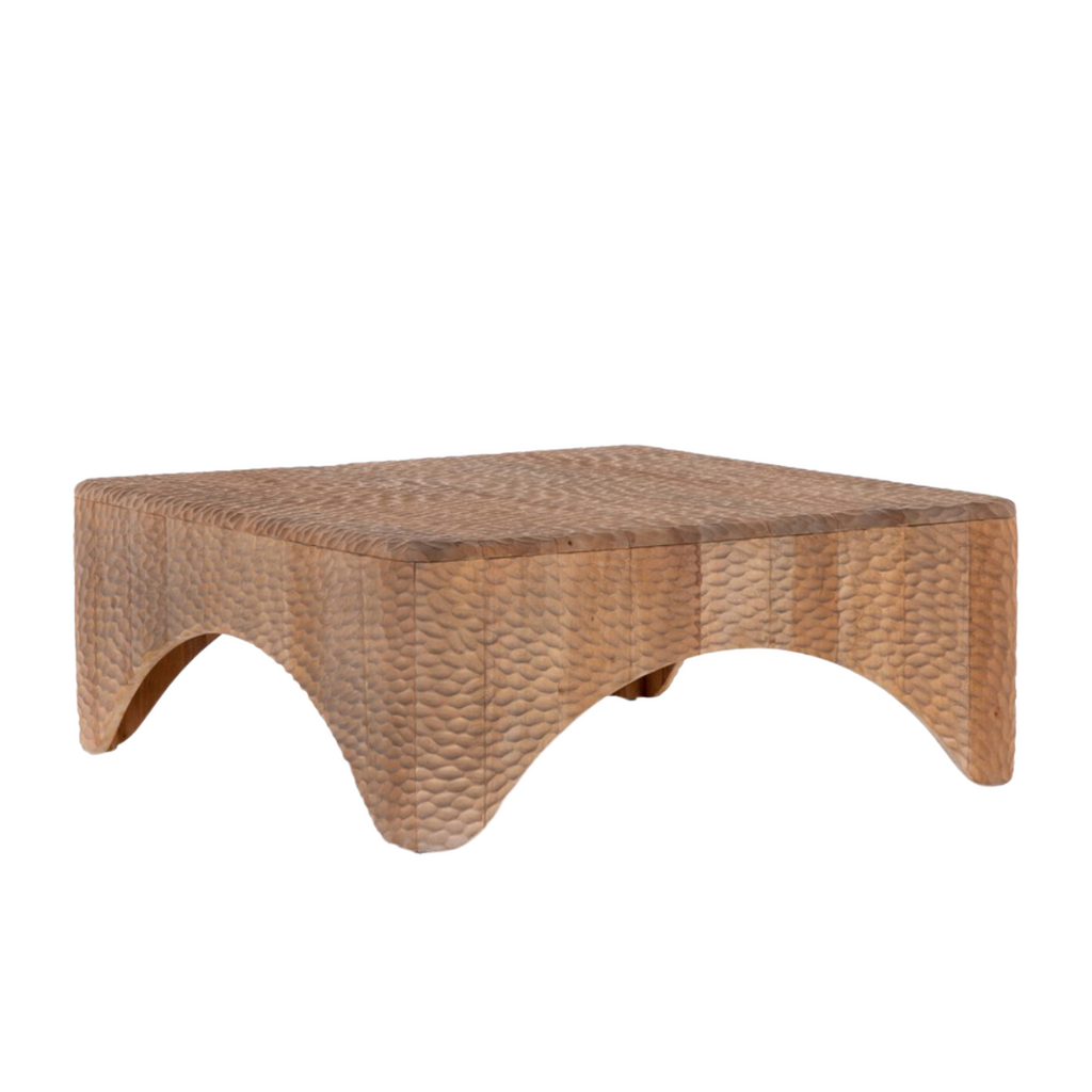 Arlin Carved Coffee Table