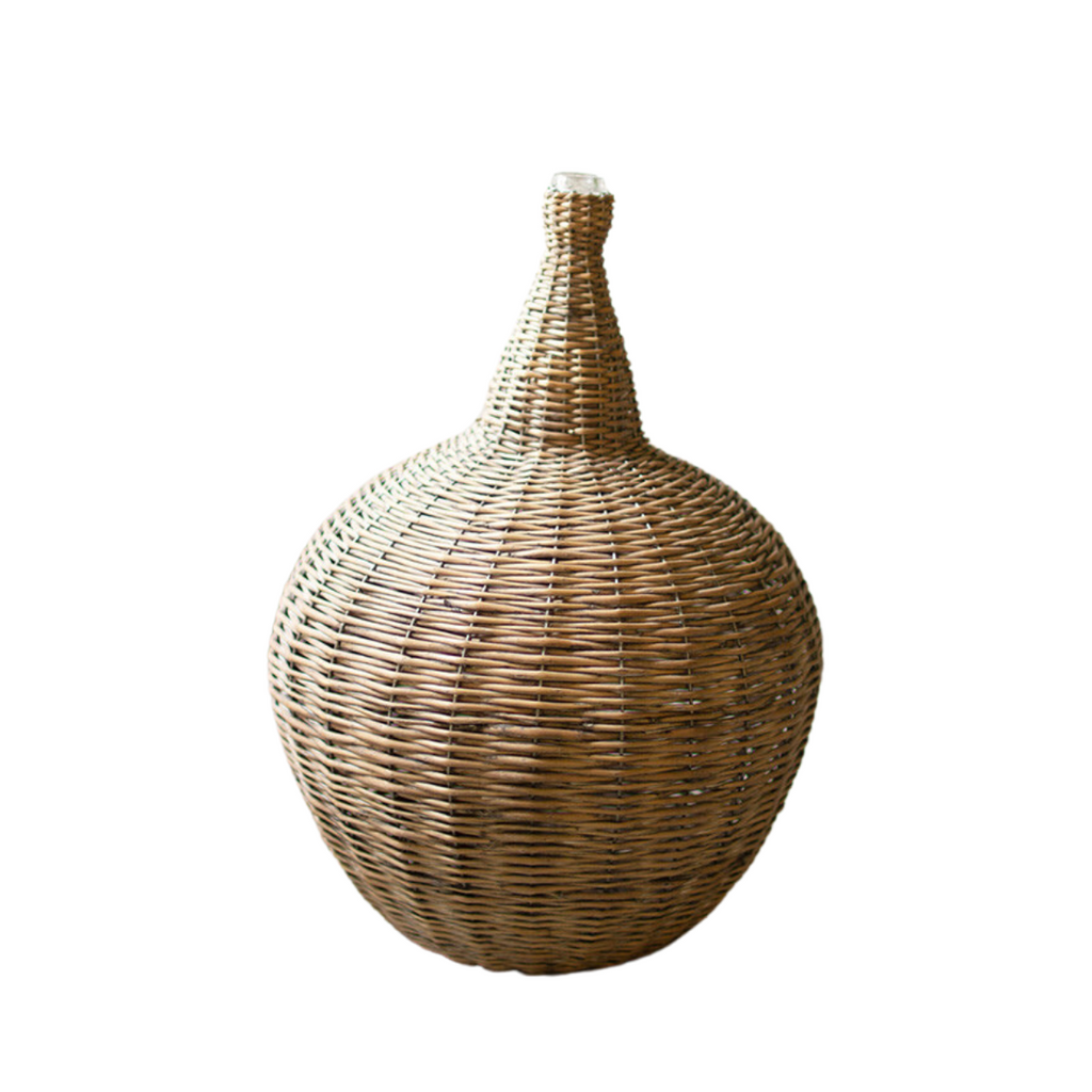 Buhera Wicker Wrapped Vase