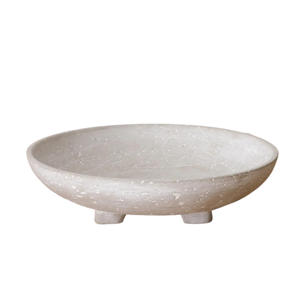 Soni Cement Footed Bowl