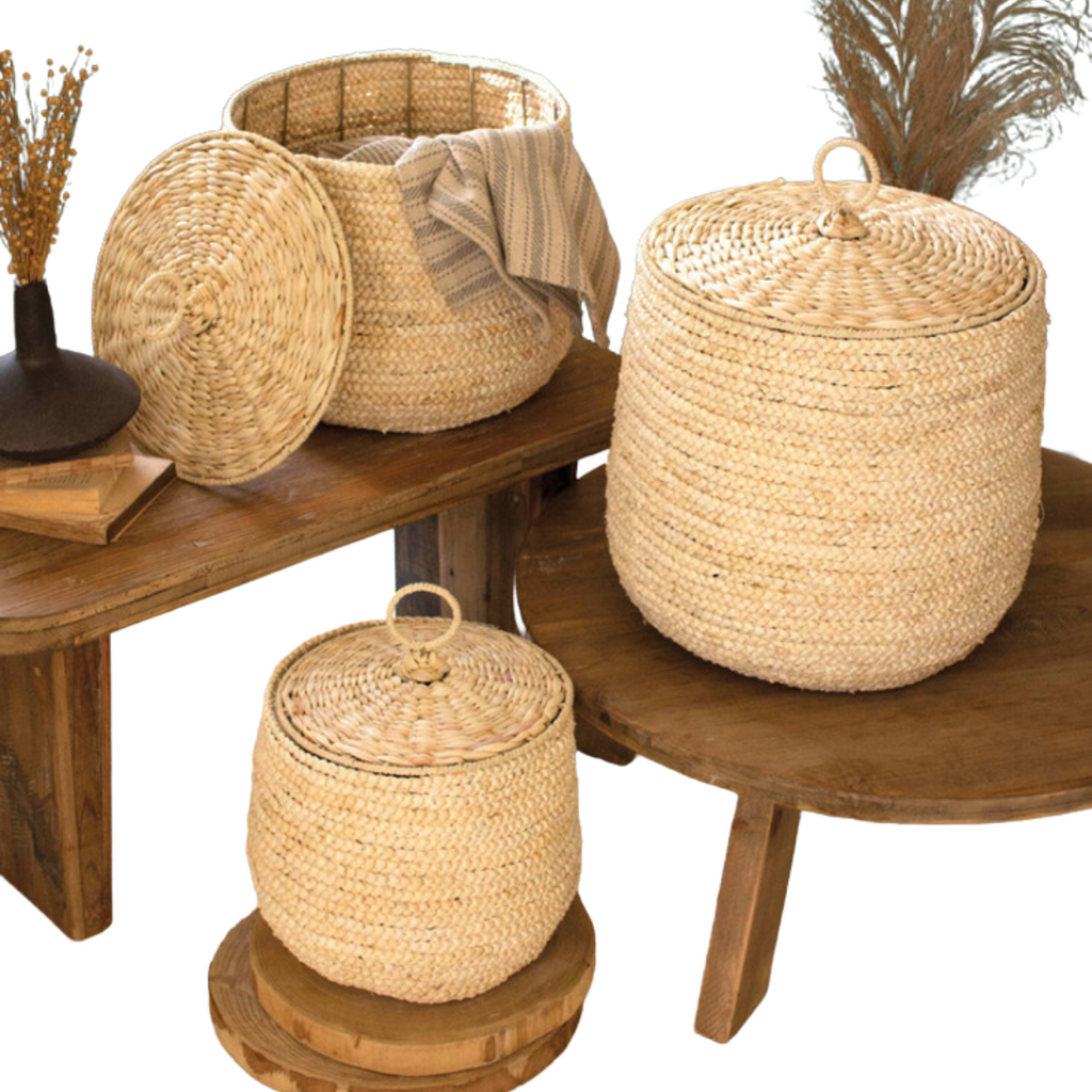Woven Seagrass Basket in Various Sizes