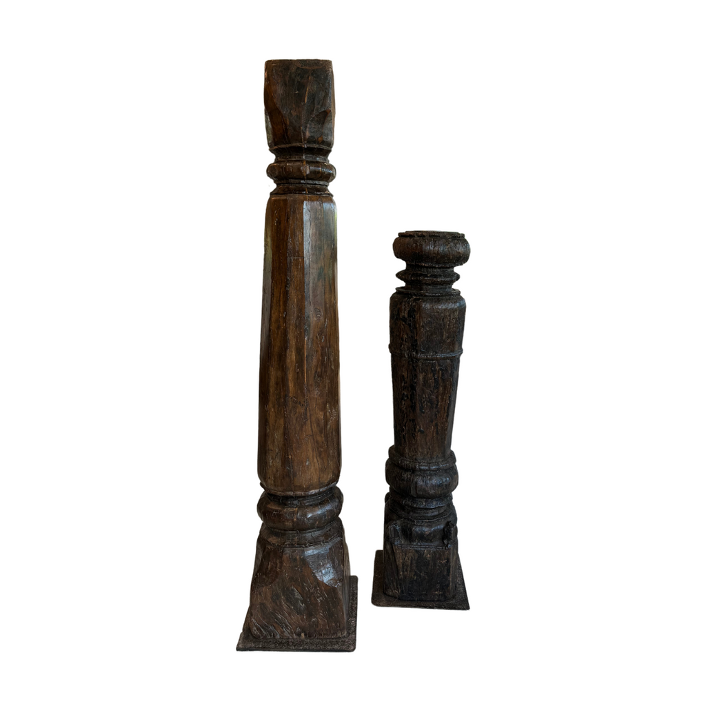 Antique Carved Columns in Various Sizes