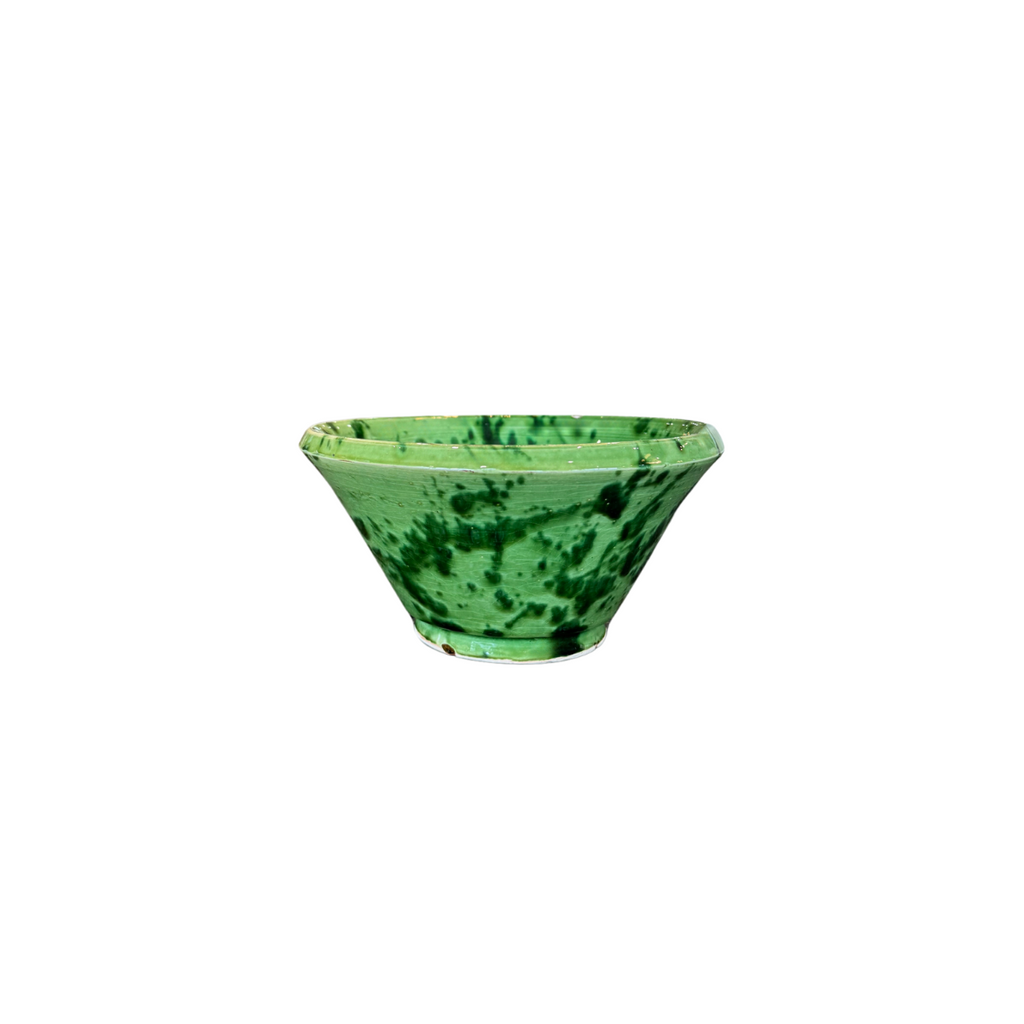 Green Splatter Bowl in Various Sizes