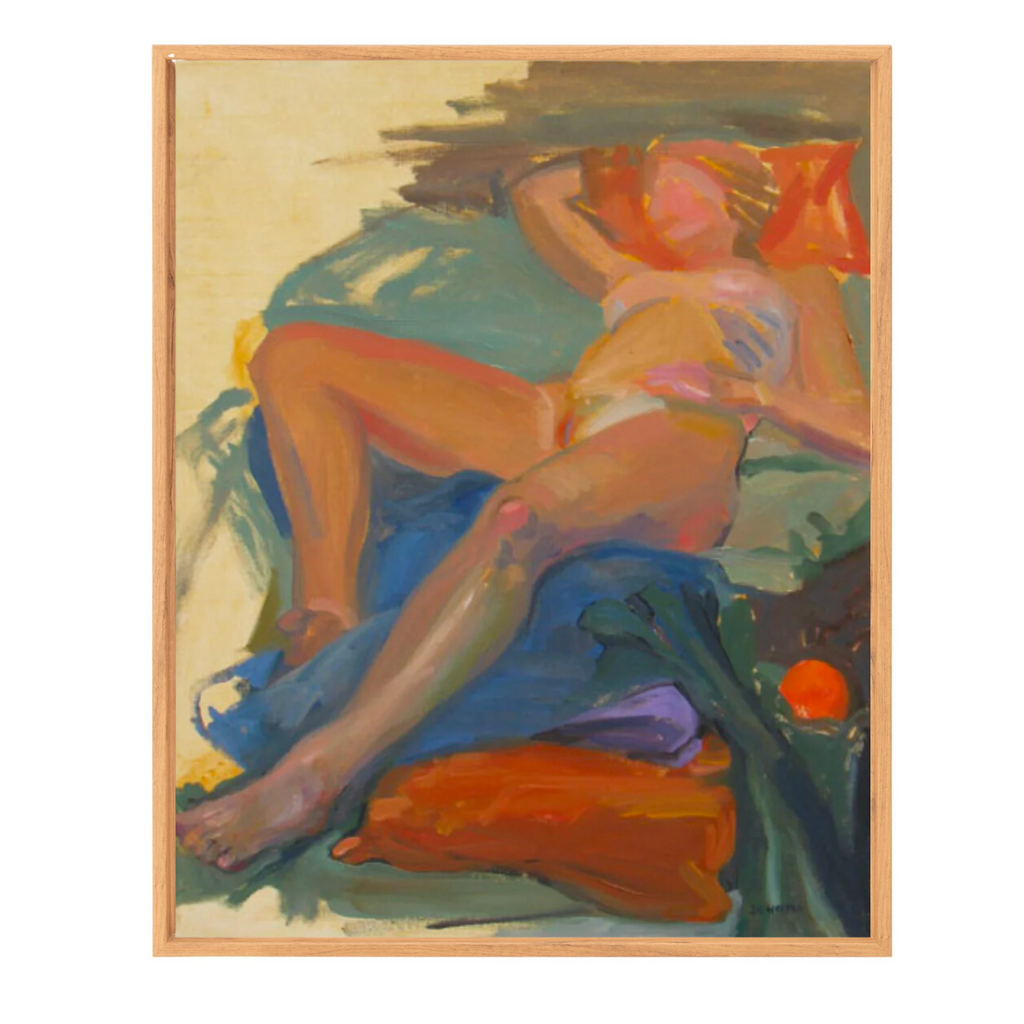 Nude, Orange by Janette Hopper
