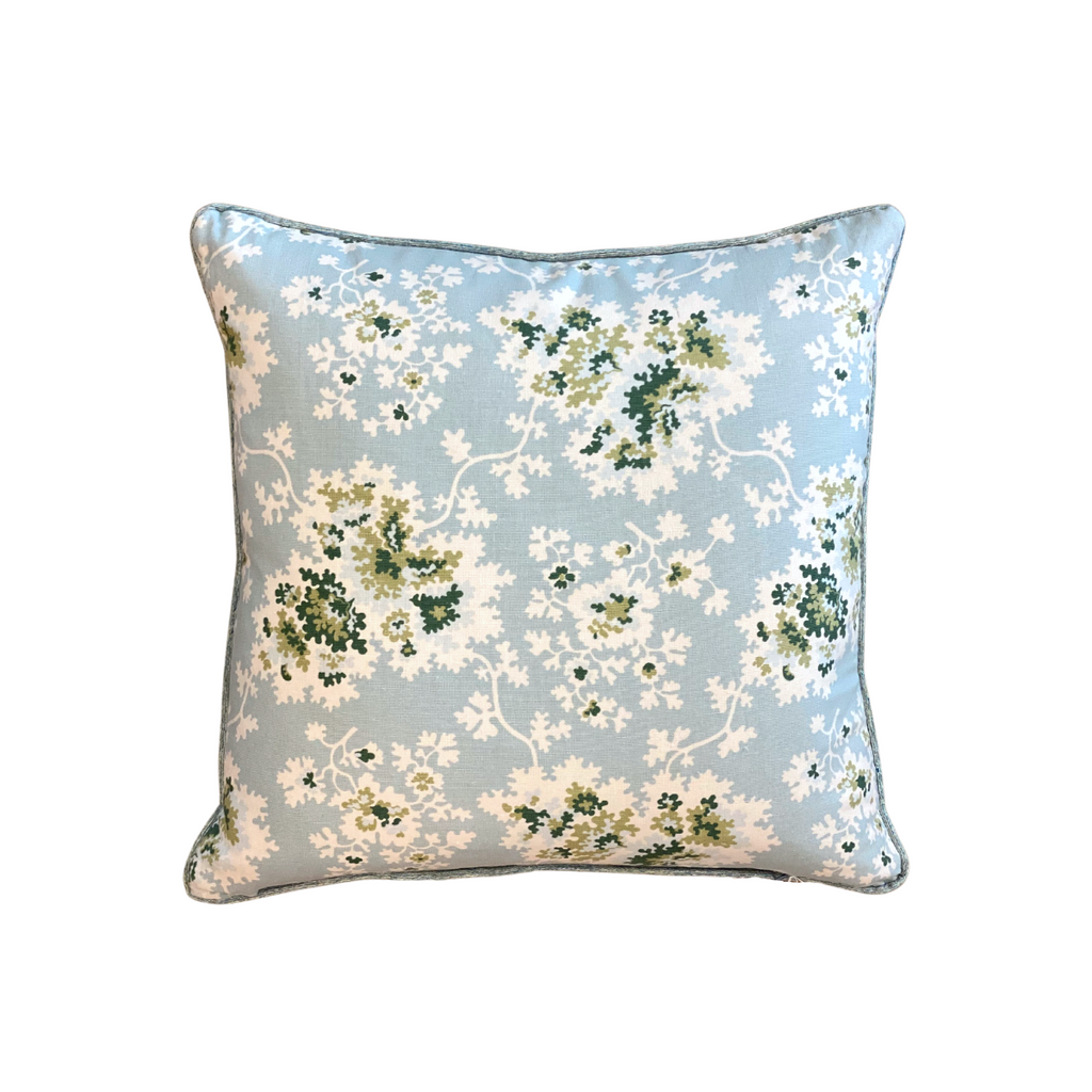 Custom Corded Floral Pillow