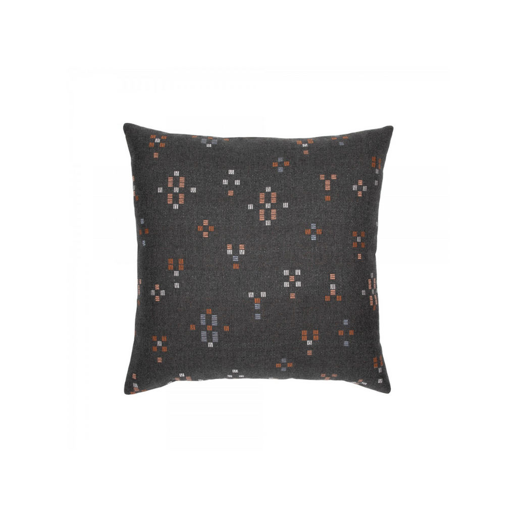 Eddie Charcoal Outdoor Pillow