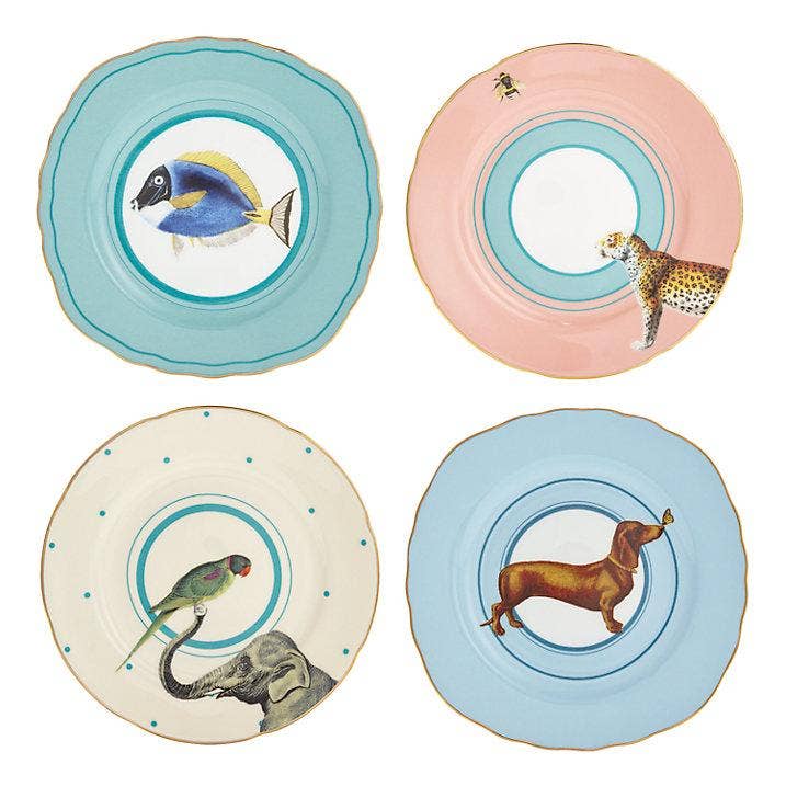 Animal Cake Plates (Set of 4)