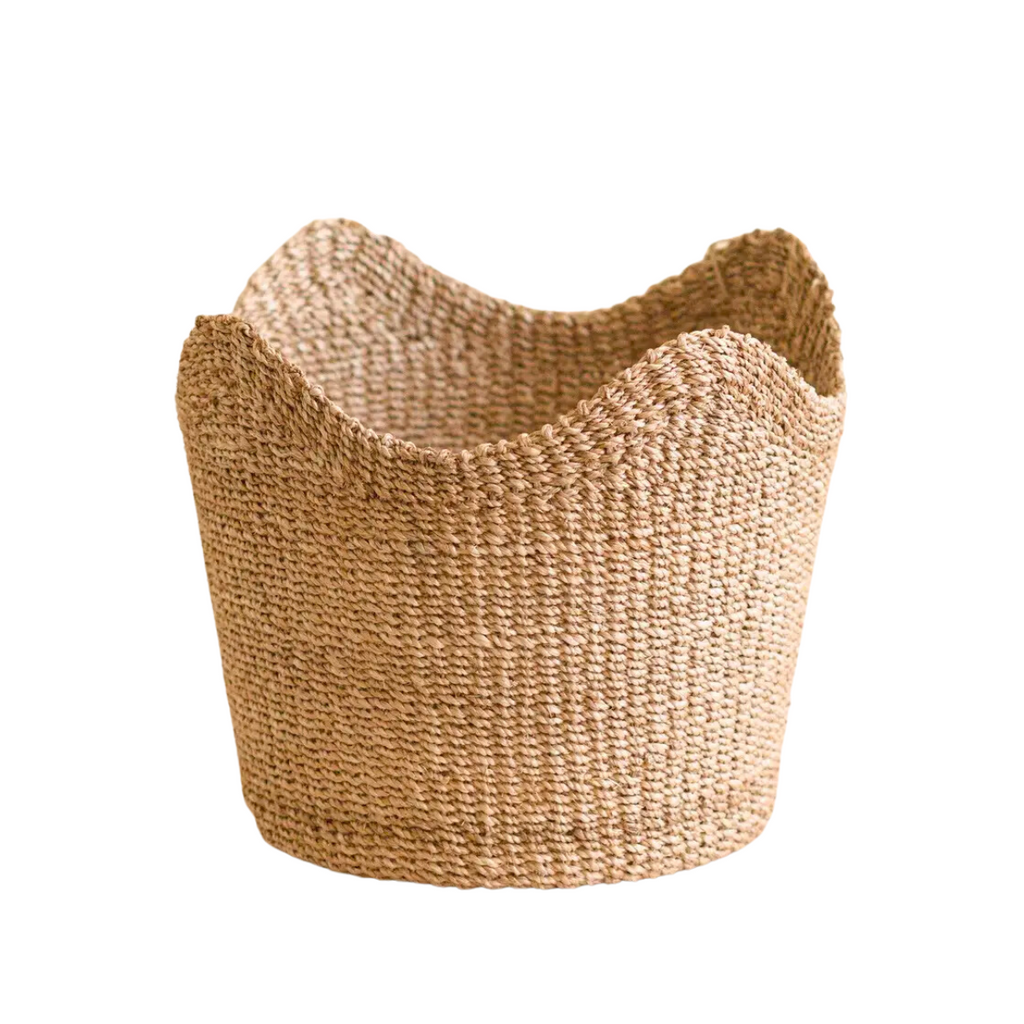 Scalloped Basket in Various Colors