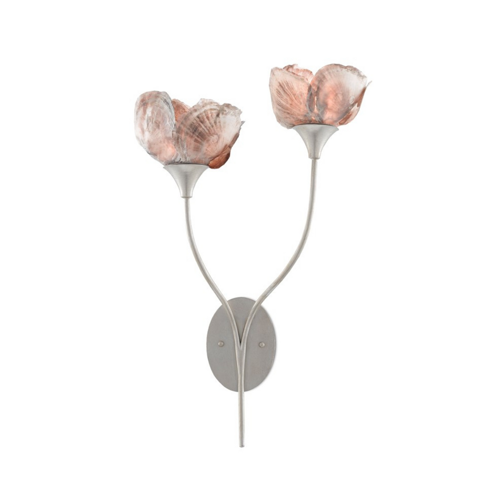 Double Flower Wall Sconce