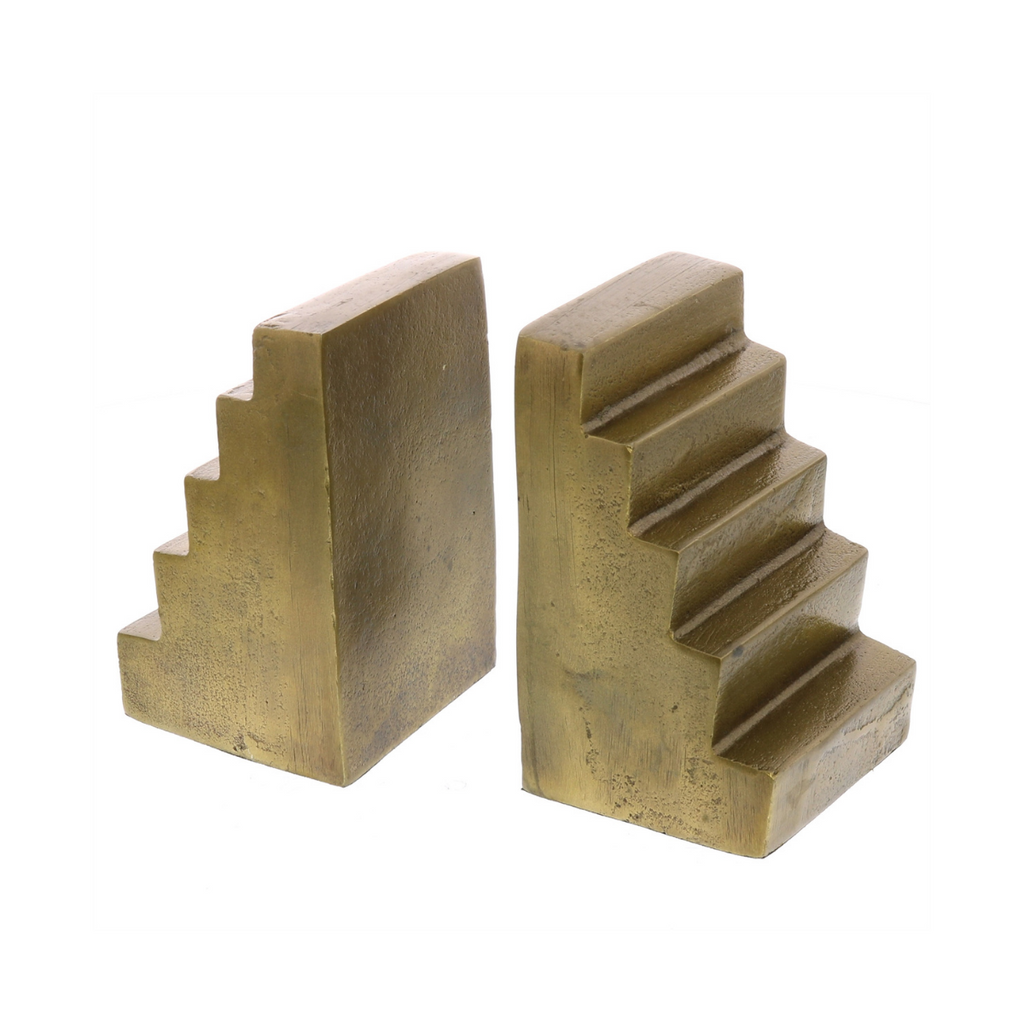 Brass Staircase Bookends