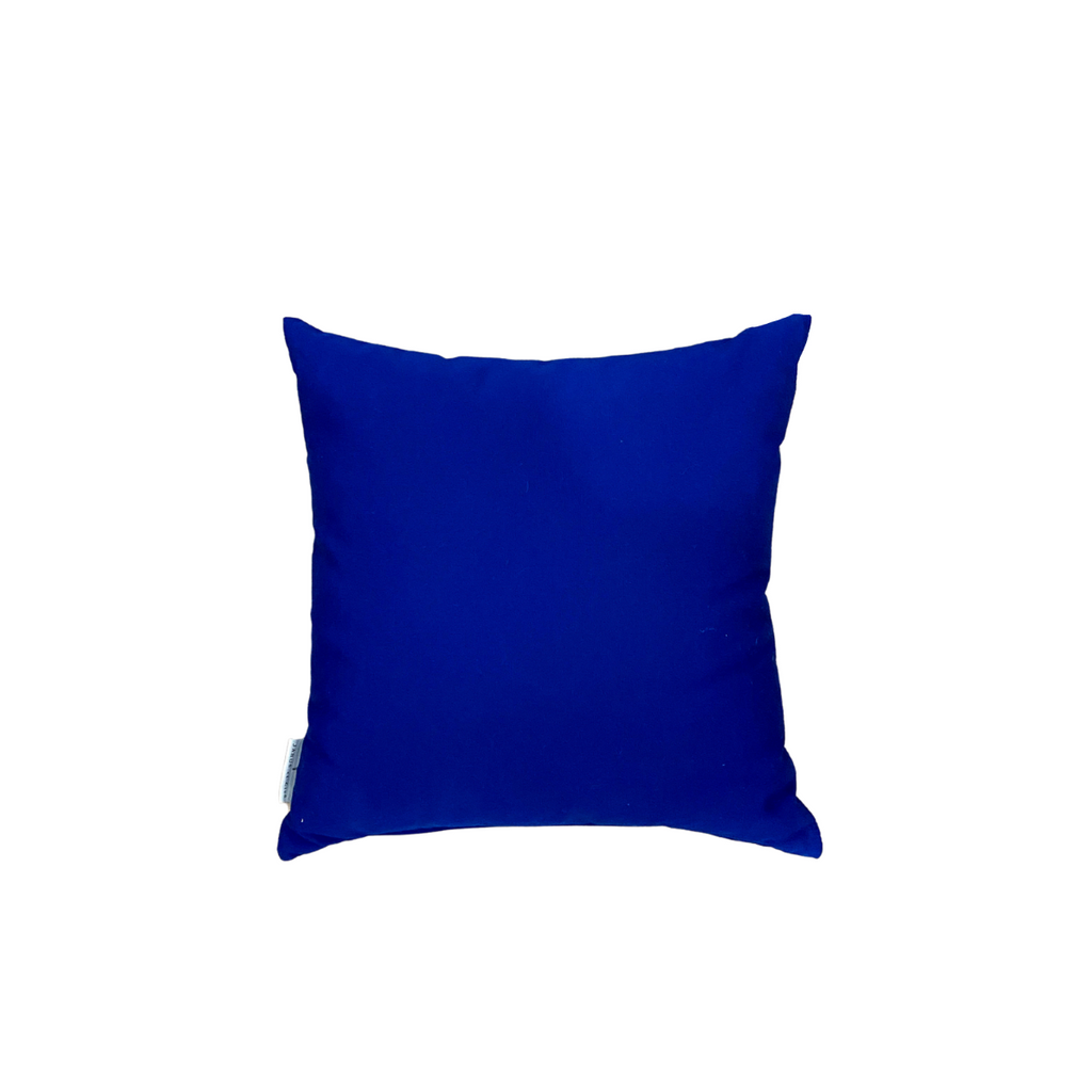 Deep Blue Outdoor Pillow