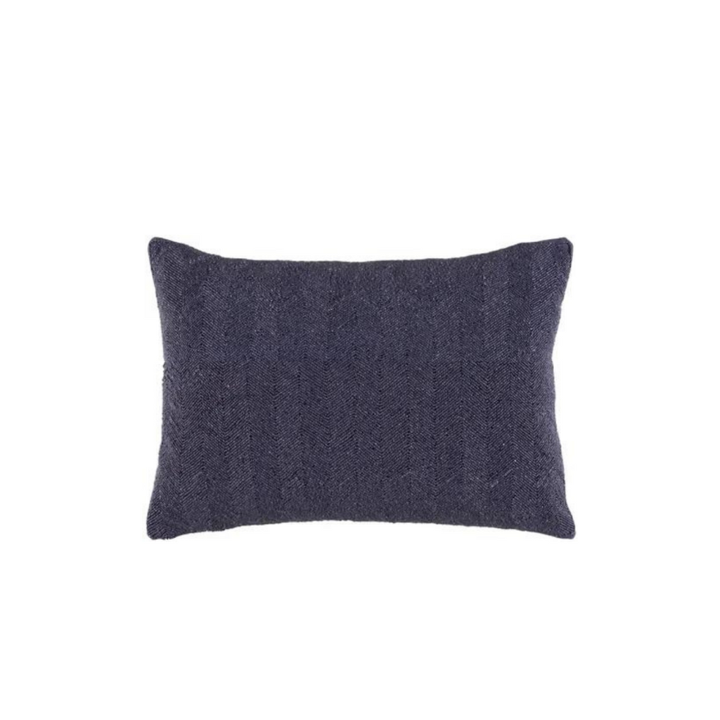 Purple Beaded Lumbar Pillow