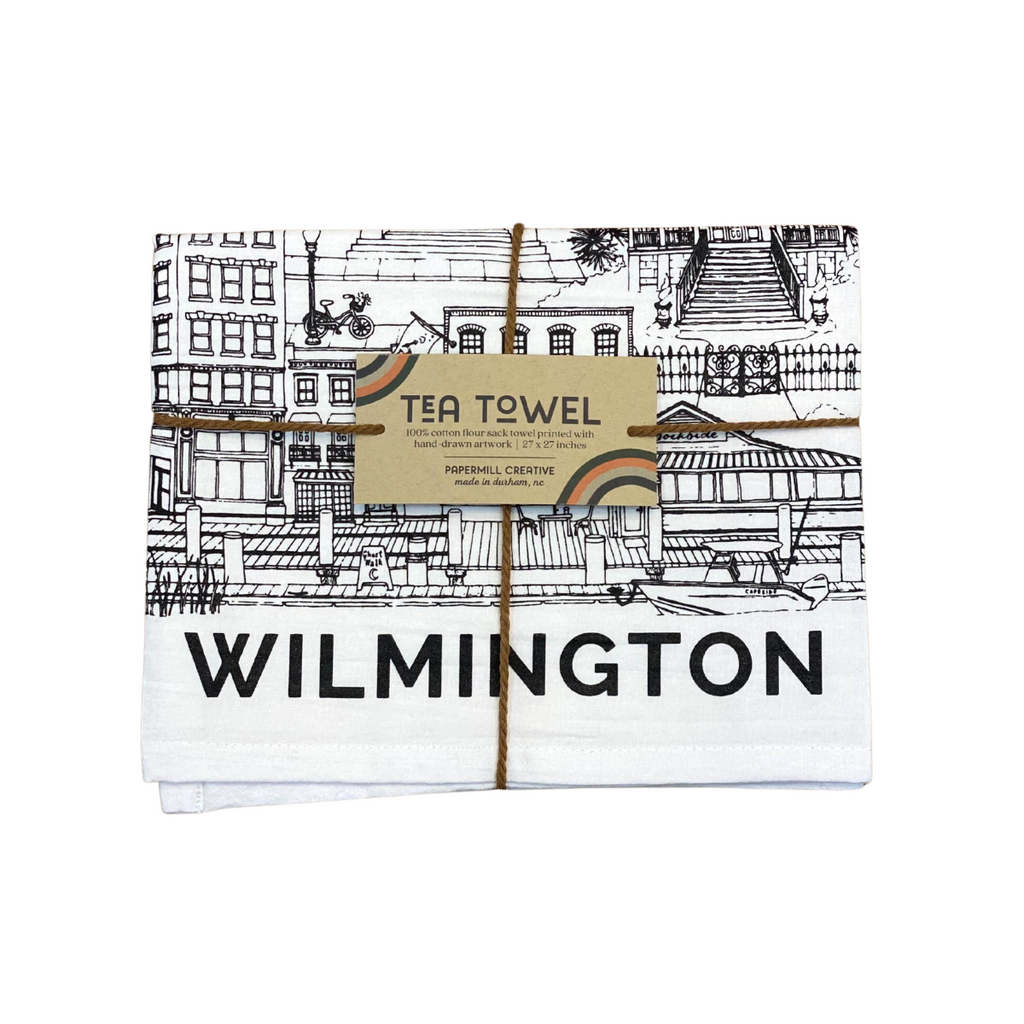 Wilmington, NC Tea Towel