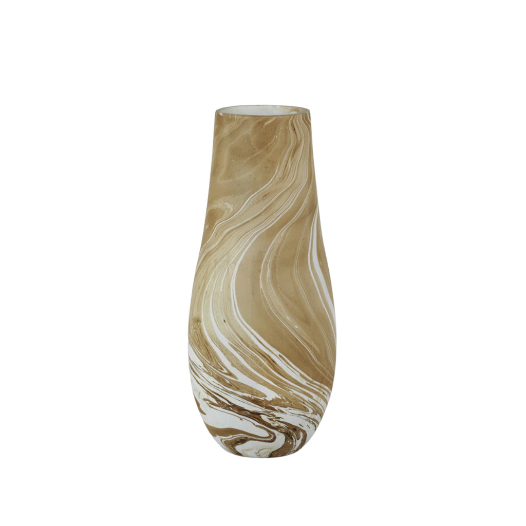 Latte Marble Vase (XL)