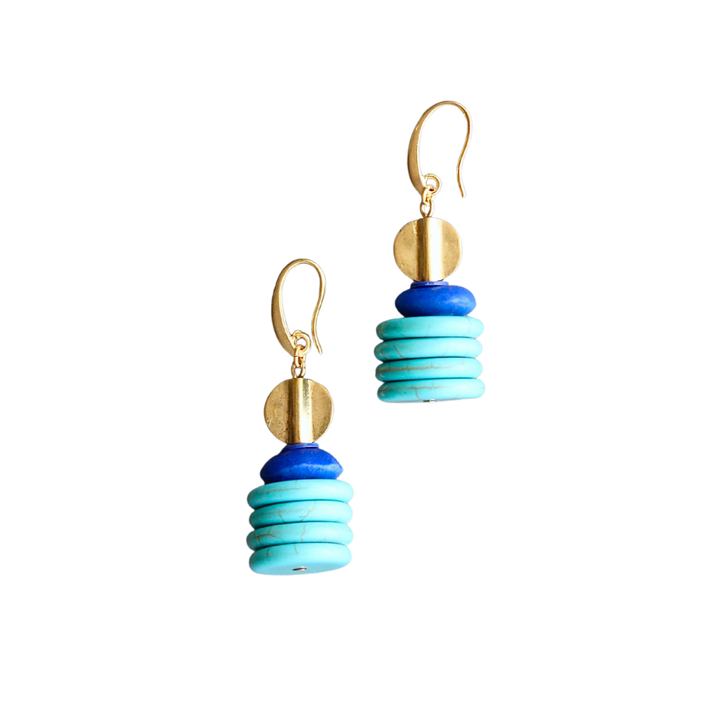Turquoise Stack Earrings
