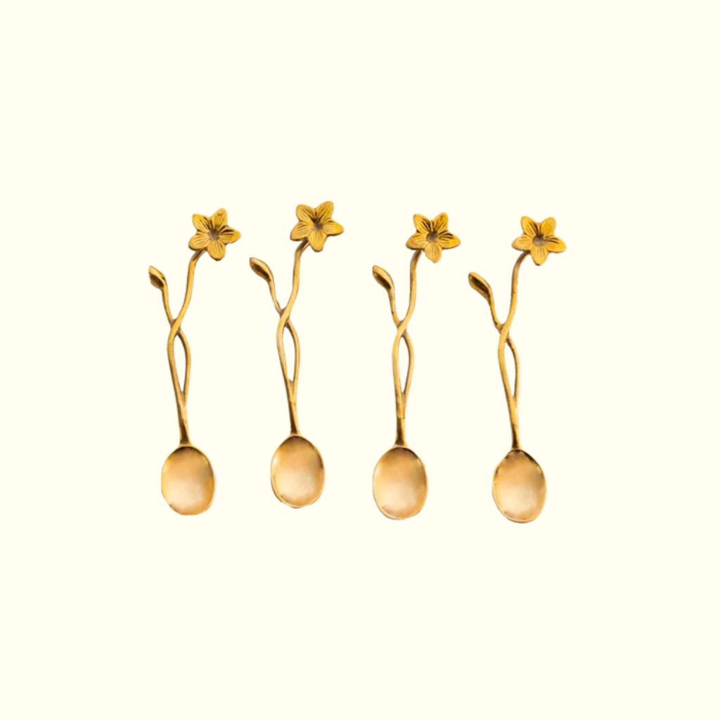 Blossom Brass Mini Spoon